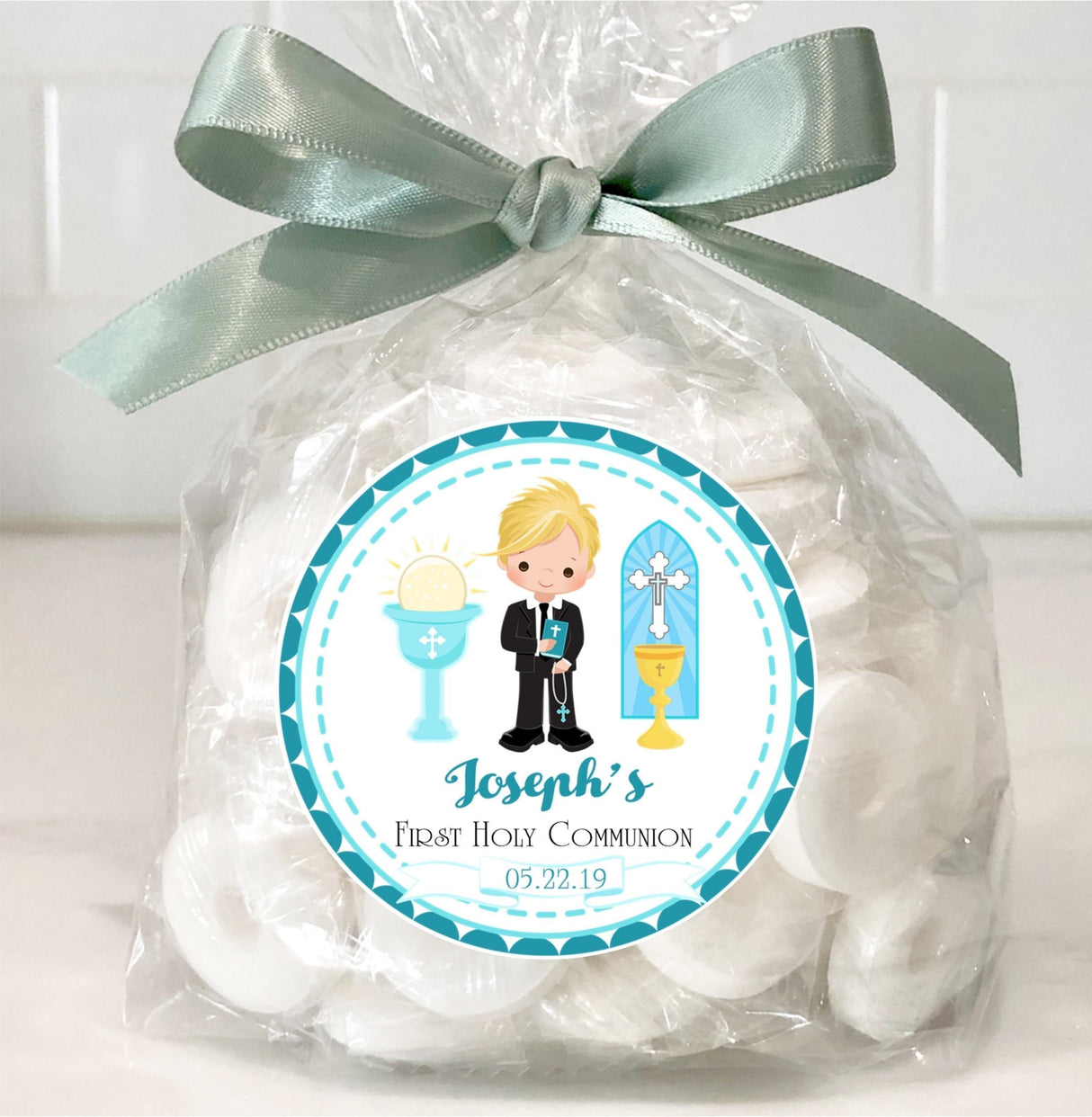 Boys Communion Stickers