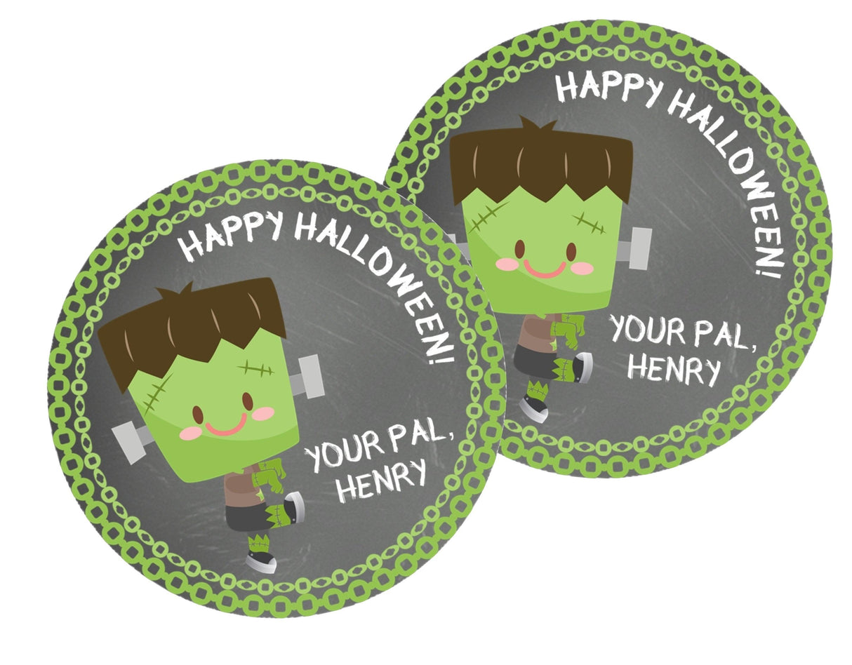 Frankenstein Halloween Stickers
