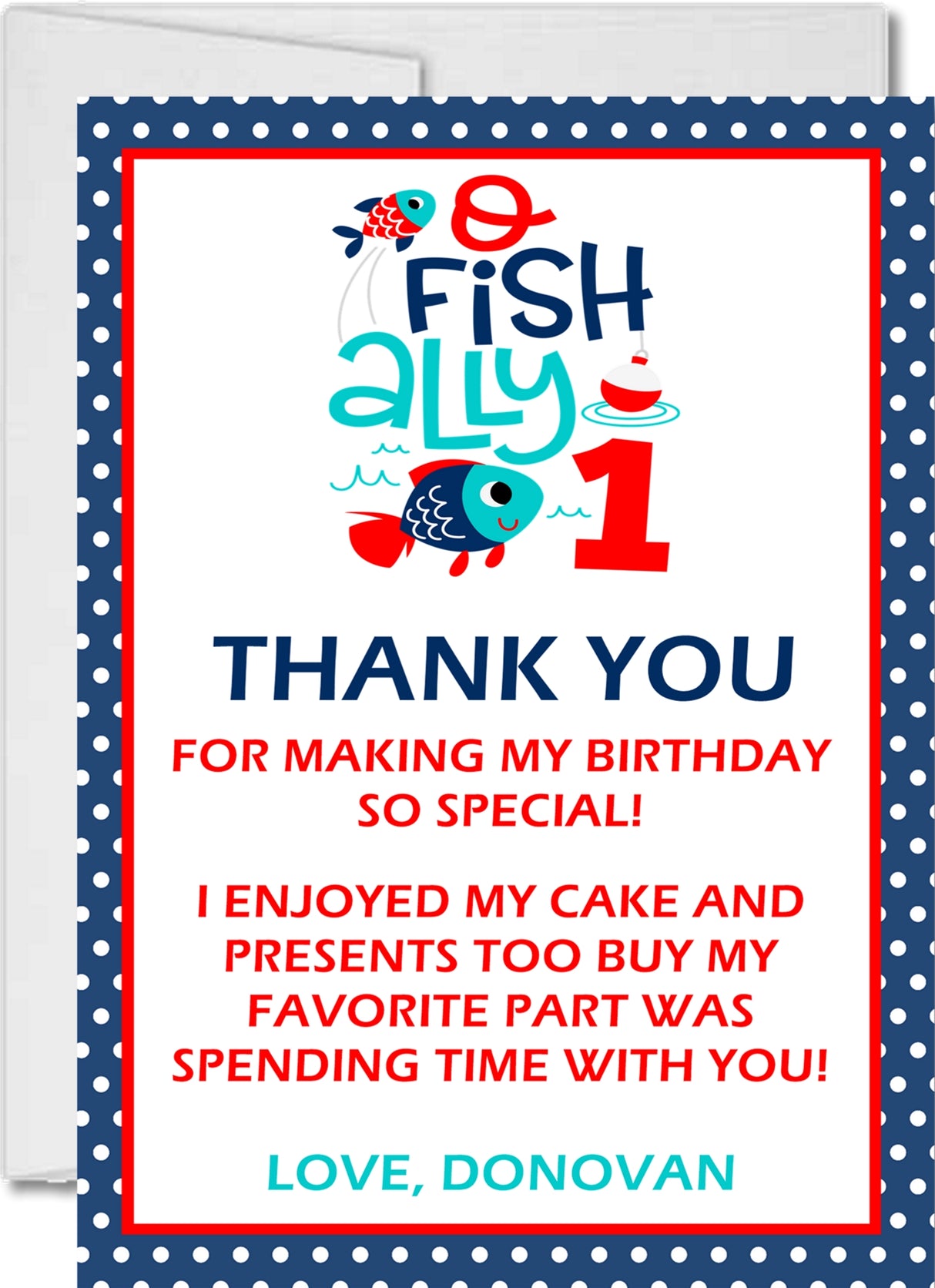 Boys Officially One 1st Birthday Thank You Cards