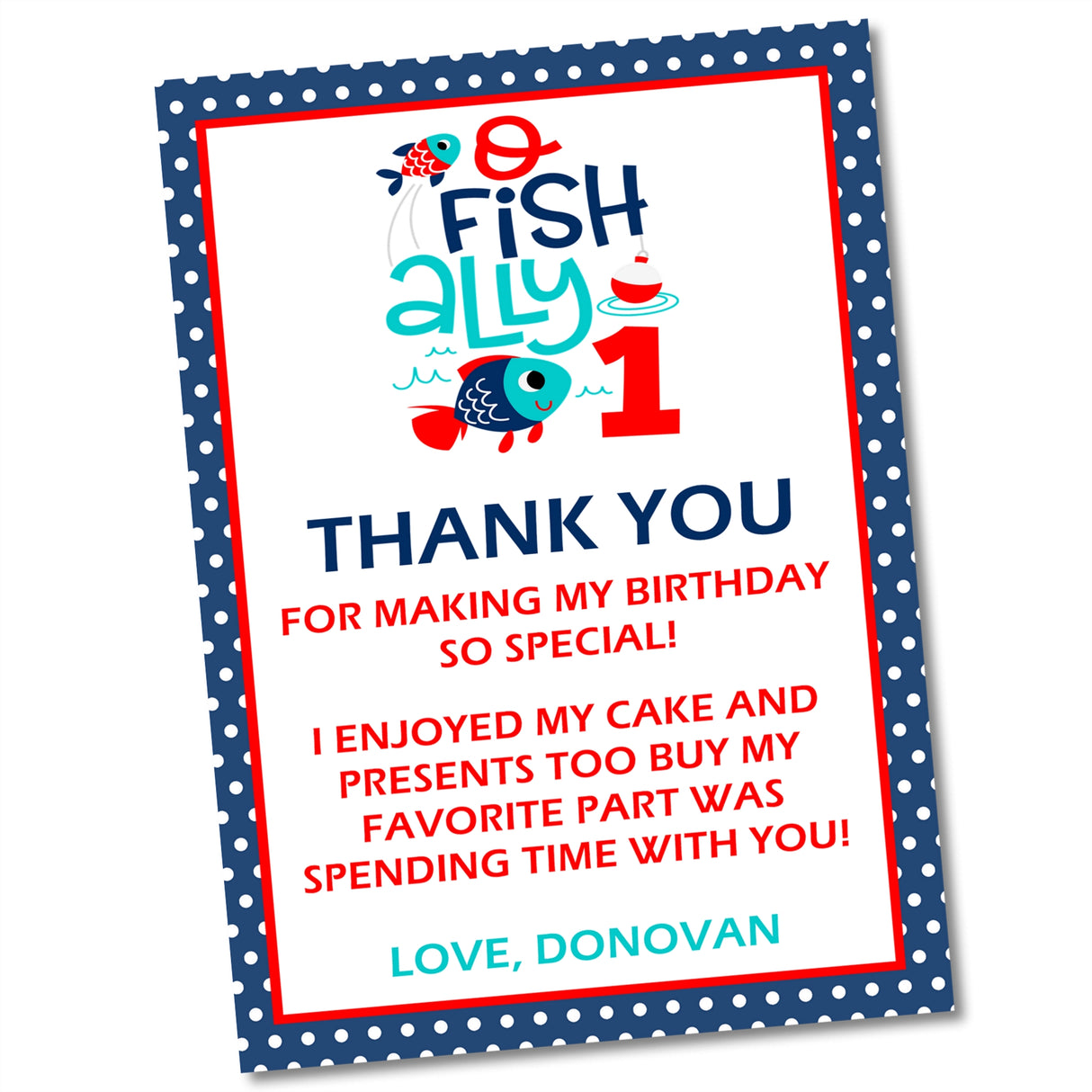 Boys Officially One 1st Birthday Thank You Cards