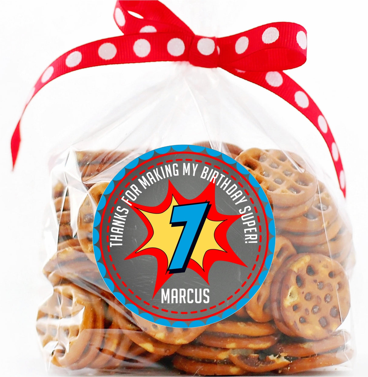 comic theme sticker in blue red yellow