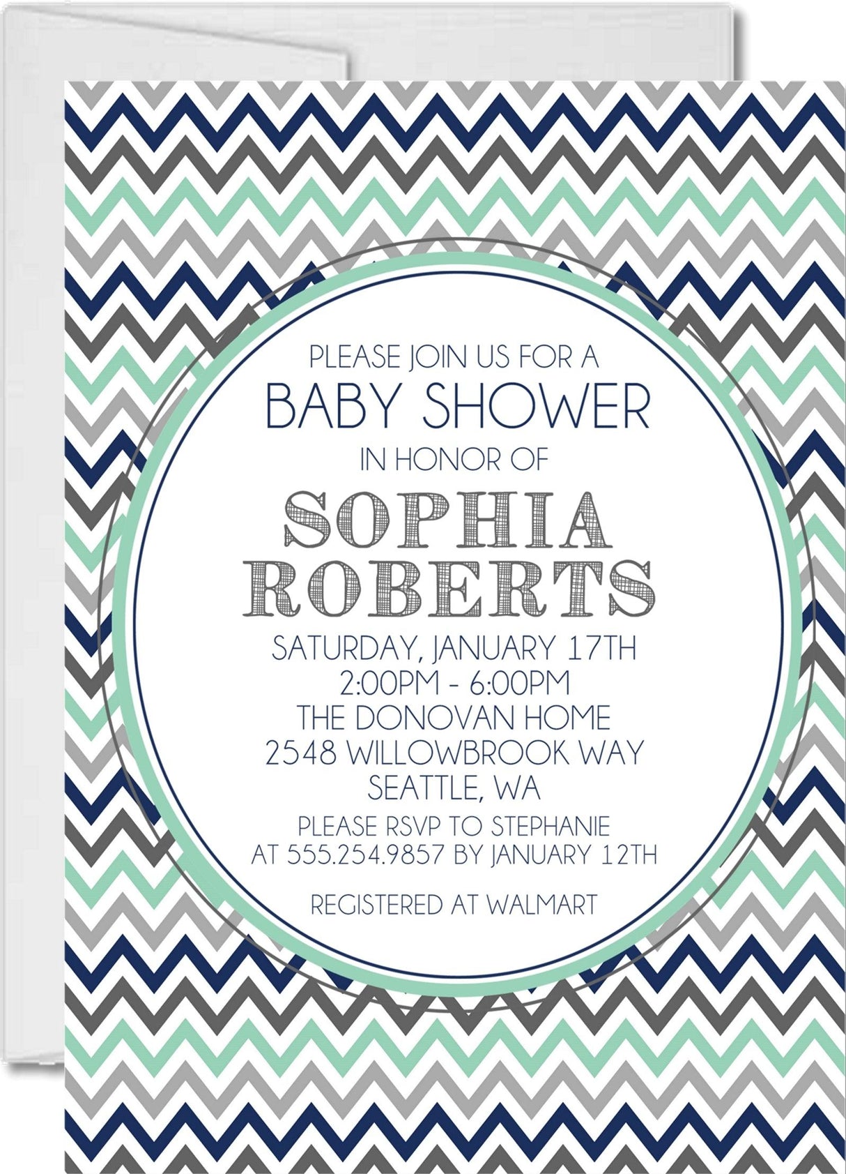 geometric invitation cards simple contemporary style