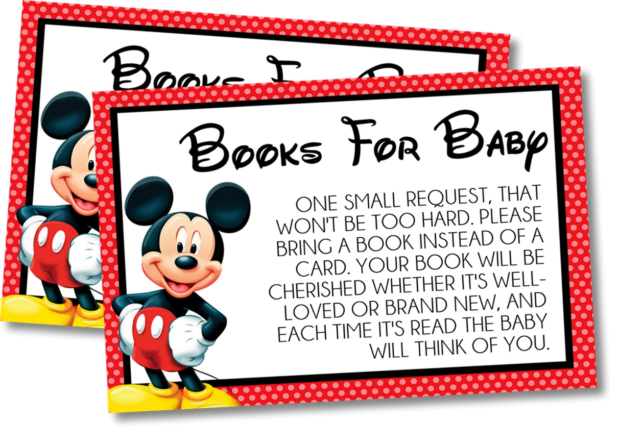 Mickey Mouse Book Request Cards