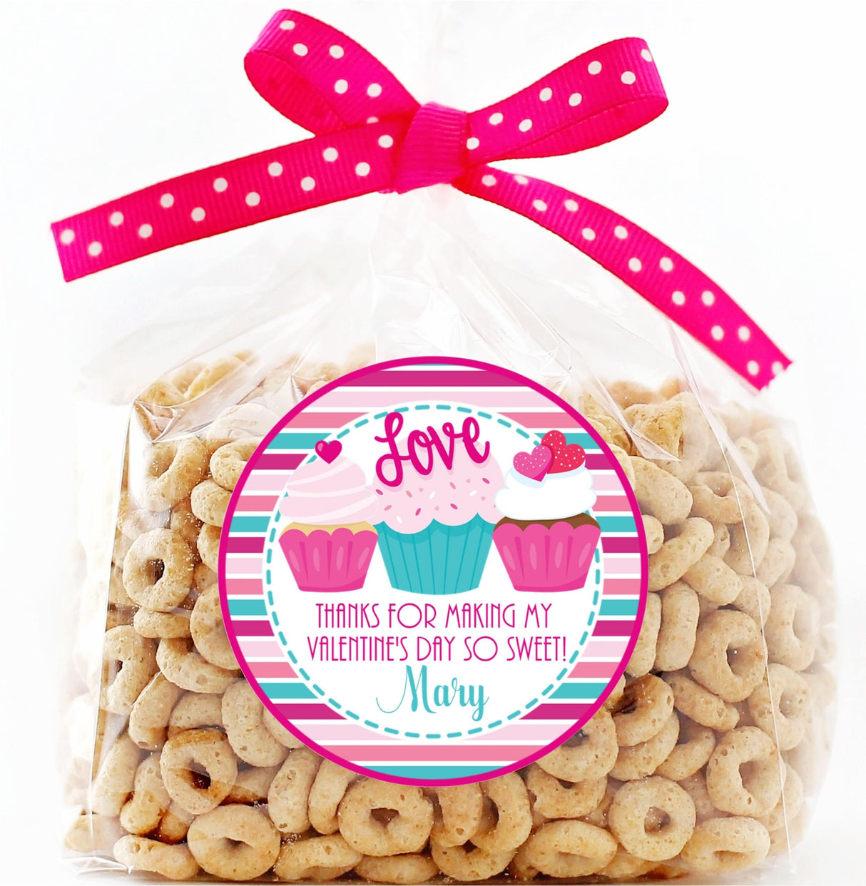 thanks for making my valentine sweet sticker