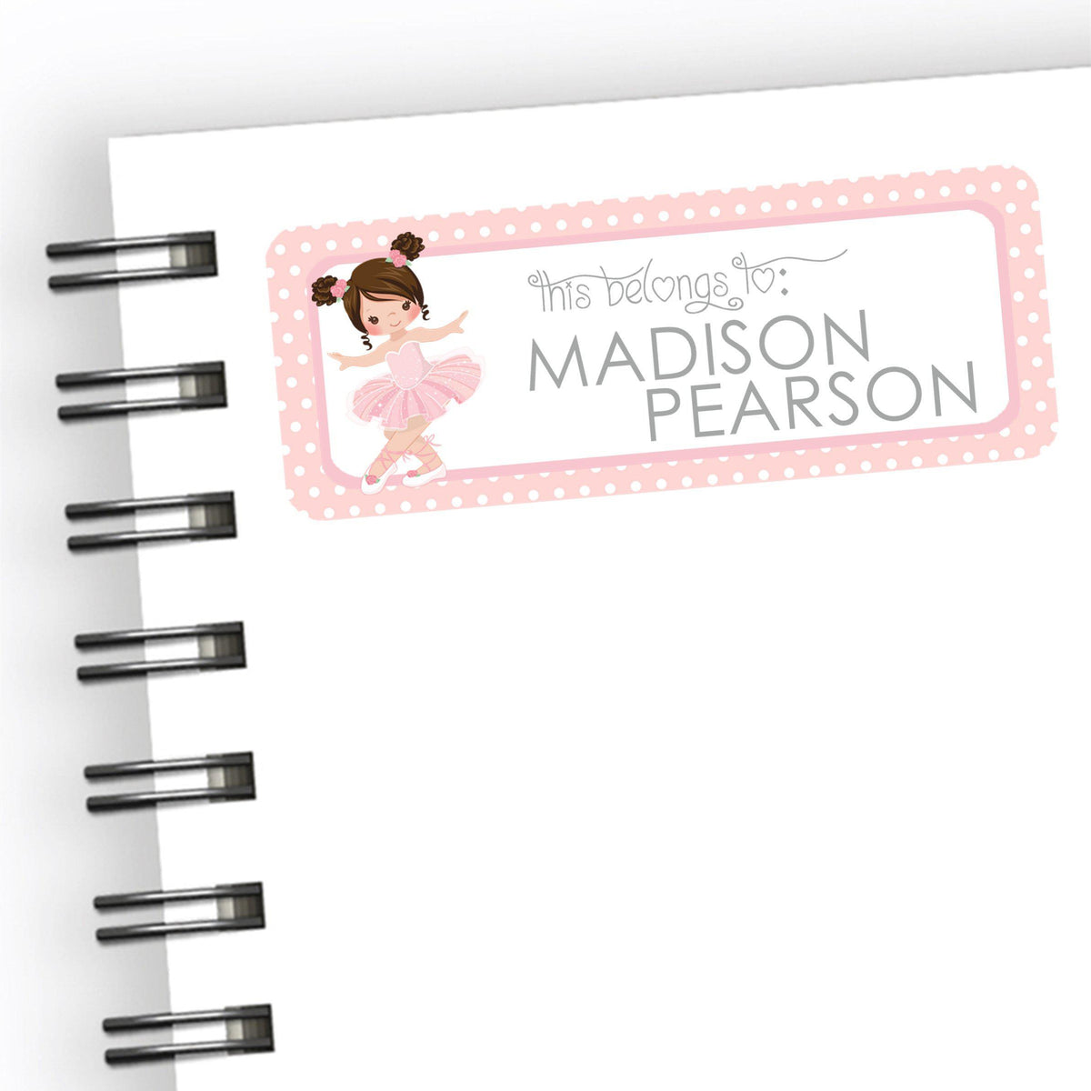Ballet Back To School Supply Name Labels – Party Beautifully