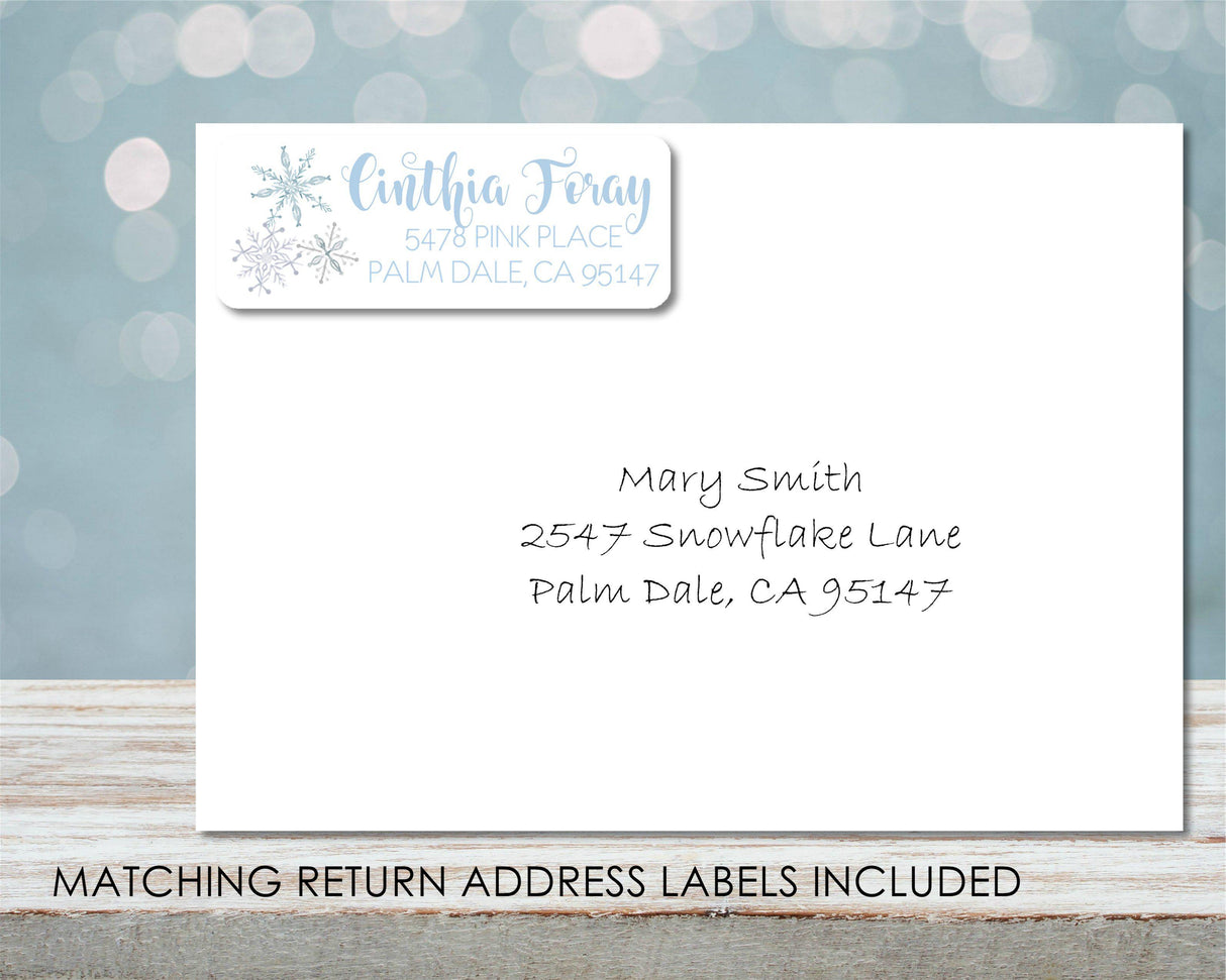 Boys Winter Baby Shower By Mail Invitations