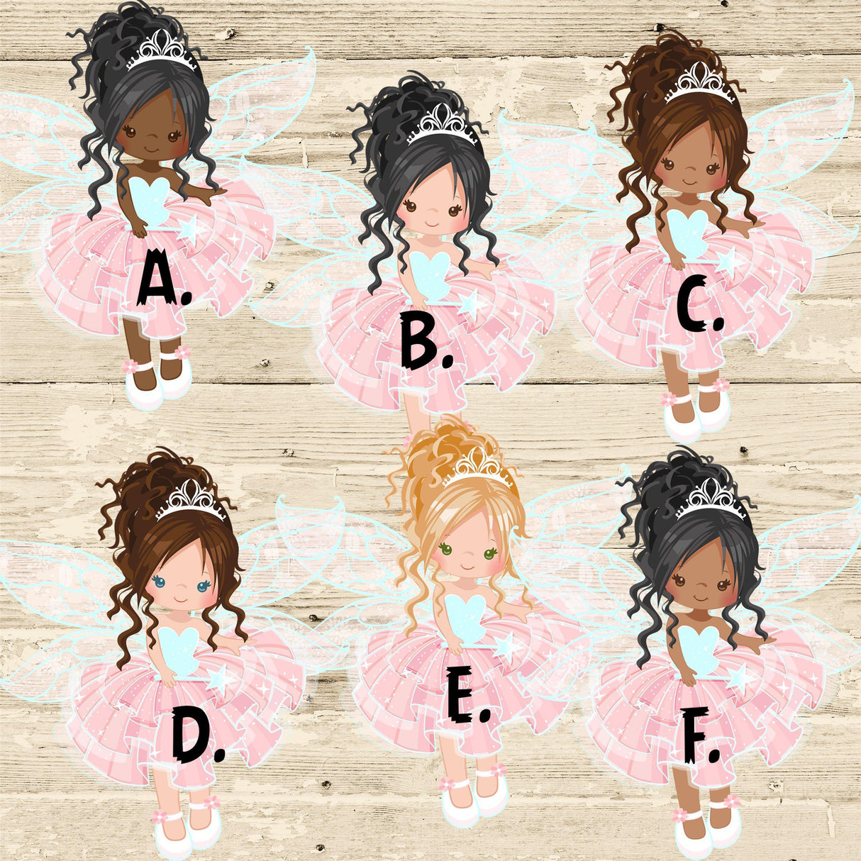 Fairy Birthday Party Stickers