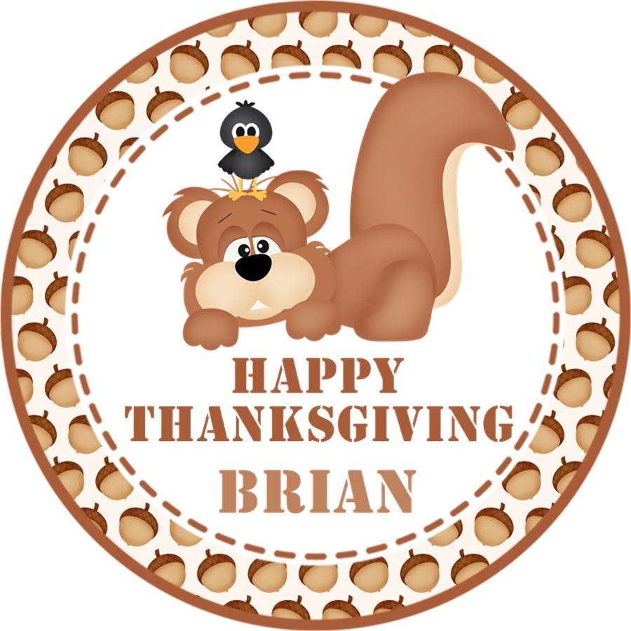 Kids Thanksgiving Stickers