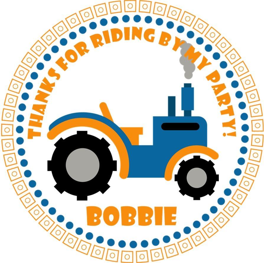 farm themed tractor birthday design