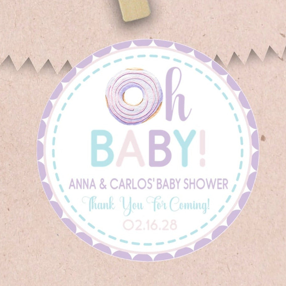 pastel donut baby sprinkle sticker
