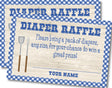 Baby Q BBQ Baby Shower Diaper Raffle Tickets Printable PDF Download