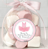 Ballet Birthday Favor Tags Printable PDF