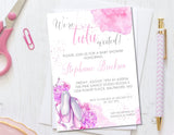Ballet baby shower invitations