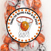 Basketball Birthday Party Stickers