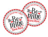 Be Mine Valentine's Day Stickers