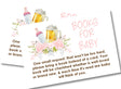 Beer and Bottles Baby Shower Book Request Cards Printable