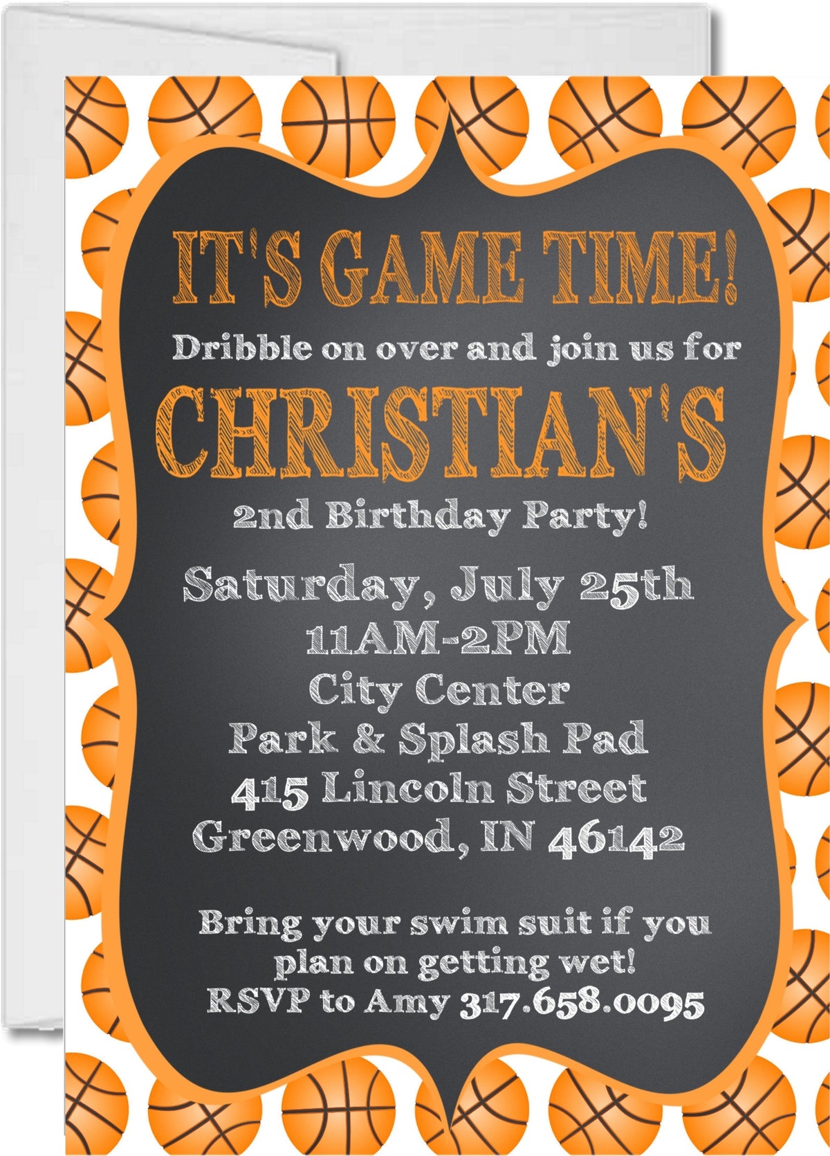 Basketball Birthday Party Invitations — Party Beautifully