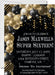 Black And Gold Balloon Super 16 Birthday Party Invitations