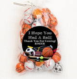 Black background sports sticker with thank-you design