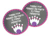 Bowling Birthday Party Stickers