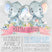 Boy girl twins elephant baby shower invitations