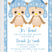 Boy twins winter snowflake baby shower invitaitons