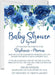 Boys Baby Shower By Mail Invitations