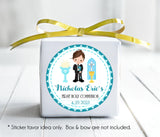 Boys First Communion Stickers Or Favor Tags