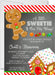 Boys Gingerbread Christmas Baby Shower Invitations