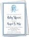 Boys Under The Sea Baby Shower Invitations
