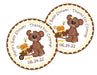 Bumble Bee Teddy Bear Baby Shower Stickers