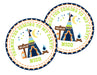 Camping Birthday Party Stickers