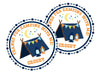 Camping Birthday Party Stickers