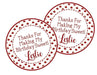 Cherry Birthday Party Stickers Or Favor Tags