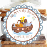 Classic Noah’s Ark baby shower sticker