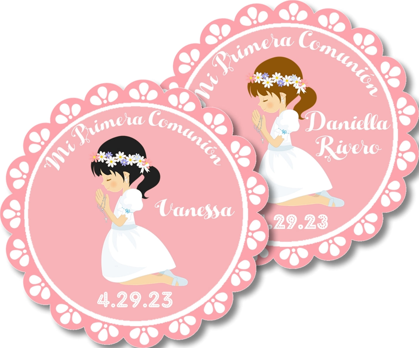 Girls First Communion Stickers