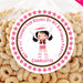 Cowgirl Birthday Party Stickers