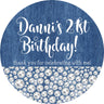 Denim stickers for parties events