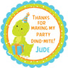 Dinosaur Party Birthday Stickers – Dino-Mite Favor Labels