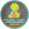Dinosaur Party Birthday Stickers – Dino-Mite Favor Labels