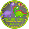 Dinosaur Birthday Stickers – Cute Dino Party Favor Labels Kids Jurassic Theme