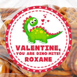 Dinosaur You Are Dino-Mite Valentine sticker