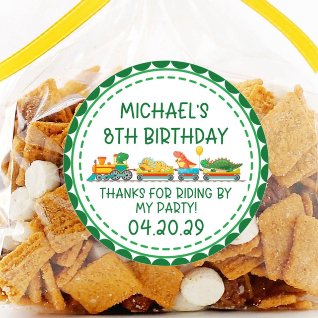 Dinosaur train birthday sticker for toddlers