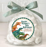 Dinosaurs birthday sticker