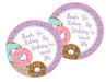 Donut Birthday Party Stickers Or Favor Tags