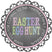 Easter egg hunt favor stickers