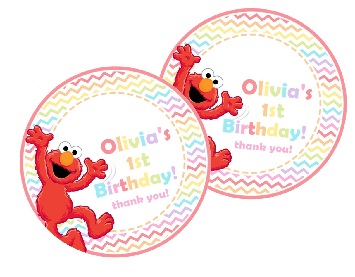Elmo Birthday Stickers