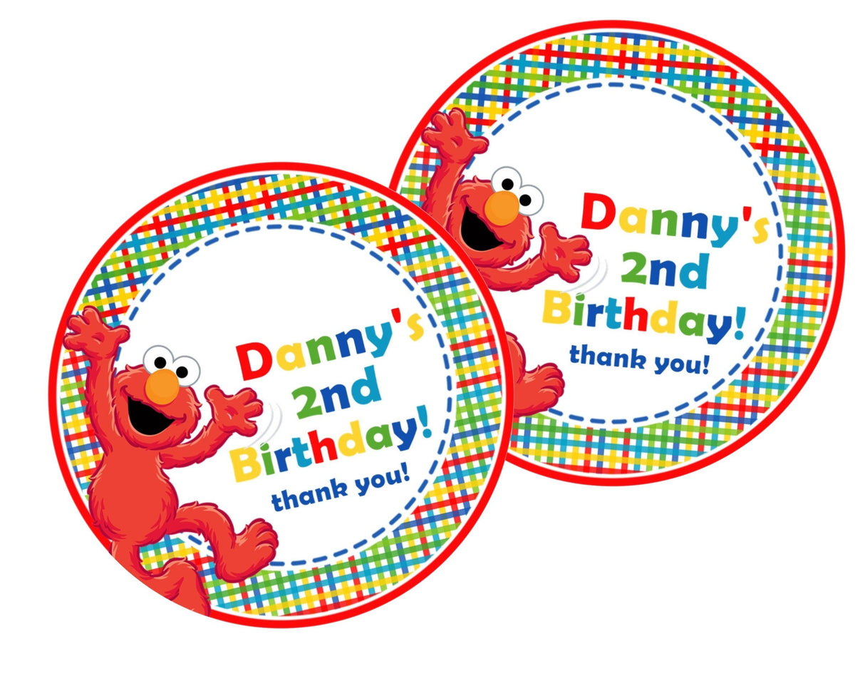 Elmo Birthday Stickers