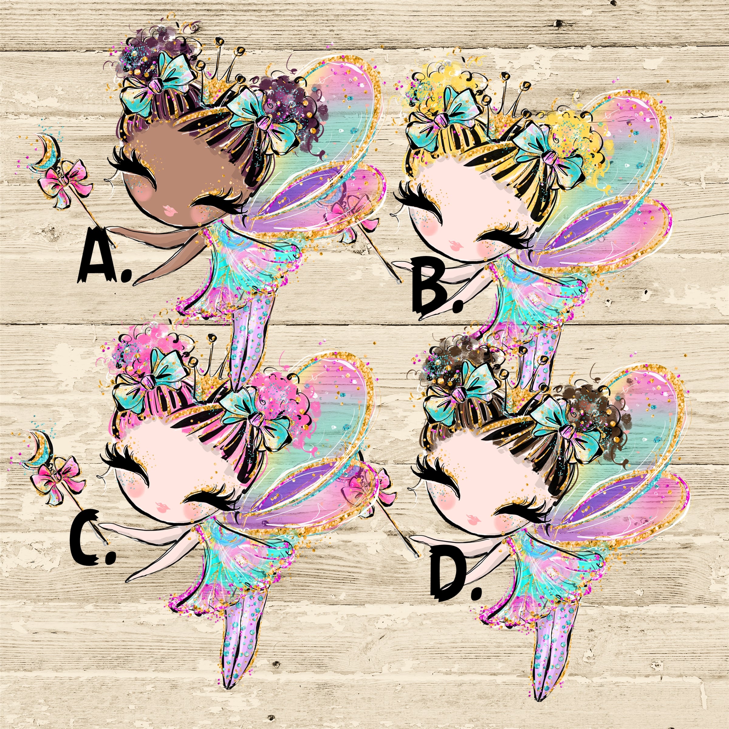 Fairy Birthday Party Stickers