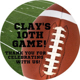 Football Birthday Party Stickers